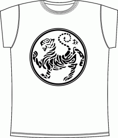 Прикольные футболки: Karate 5 White